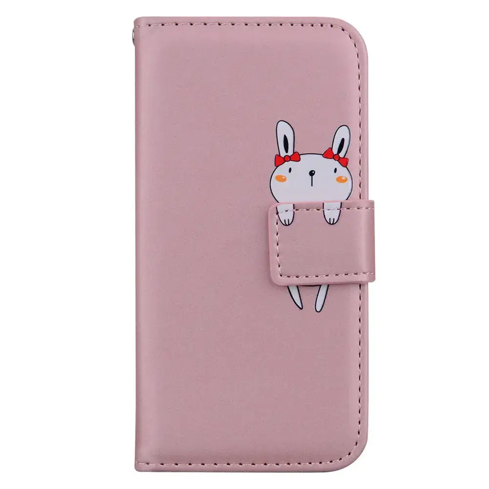 Apple iPhone 17 Cartoon Animal Protective Leather Wallet Case
