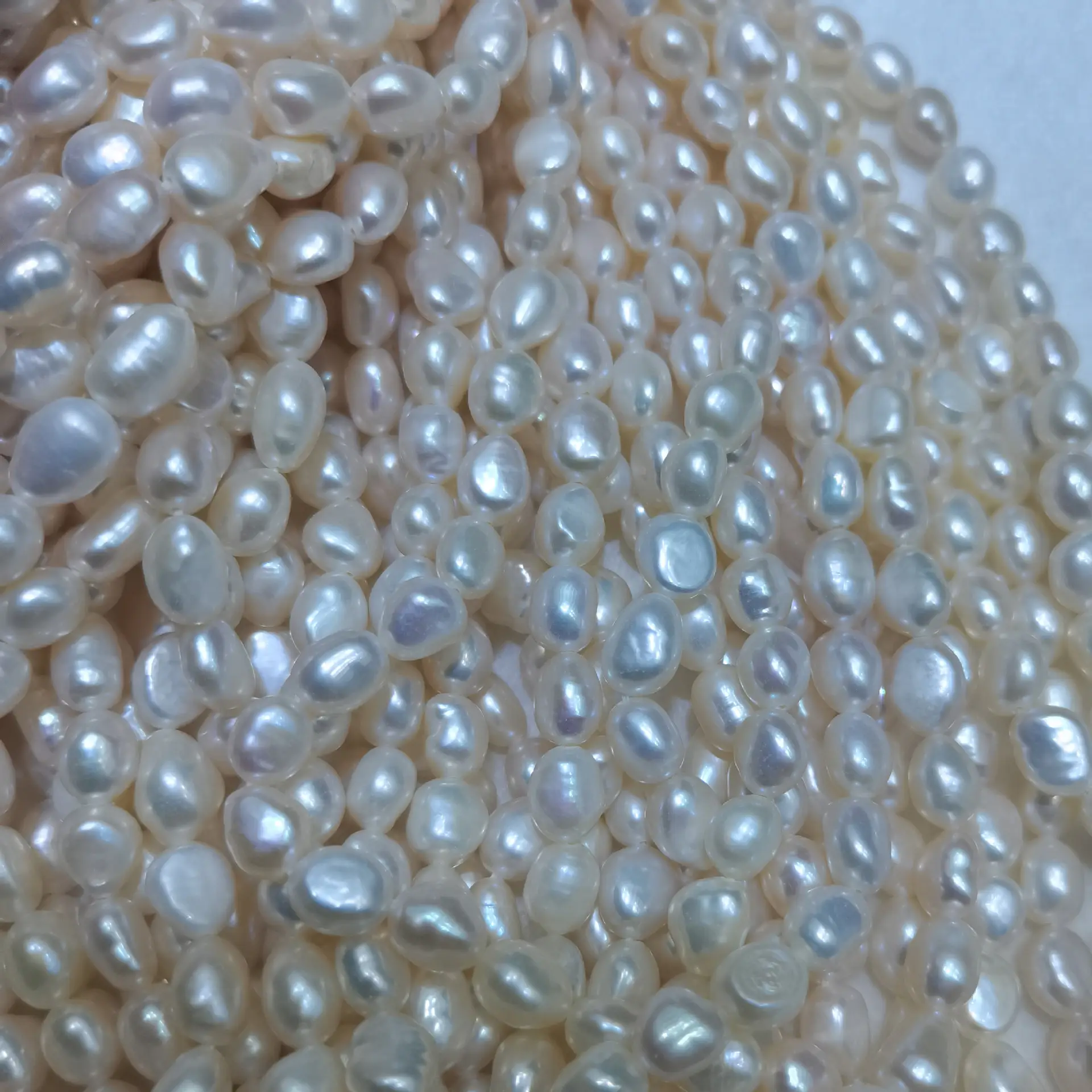 Rose Gold Pearl Beads 3-11mm Baroque Shape — feature 12