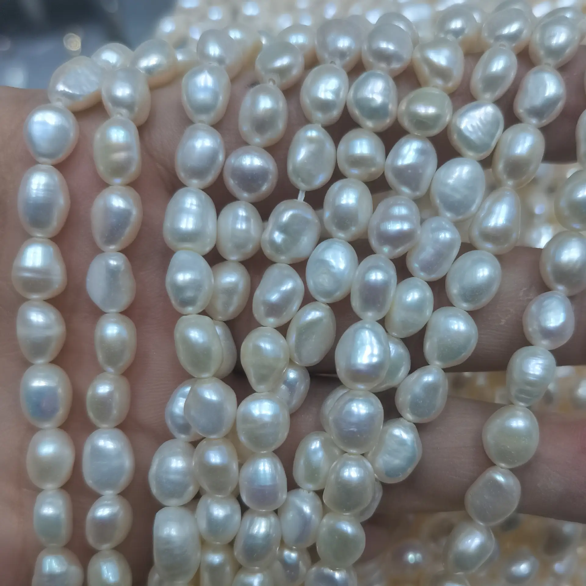Rose Gold Pearl Beads 3-11mm Baroque Shape — feature 8