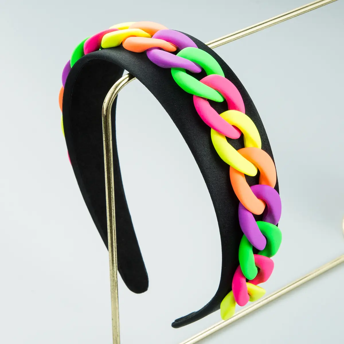 Teal Braided Wide Headband for Women