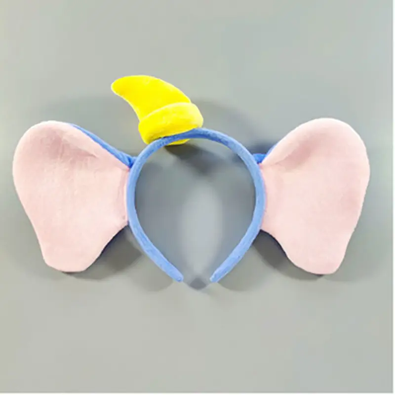 Cute Elephant Ears Headband Pink Yellow