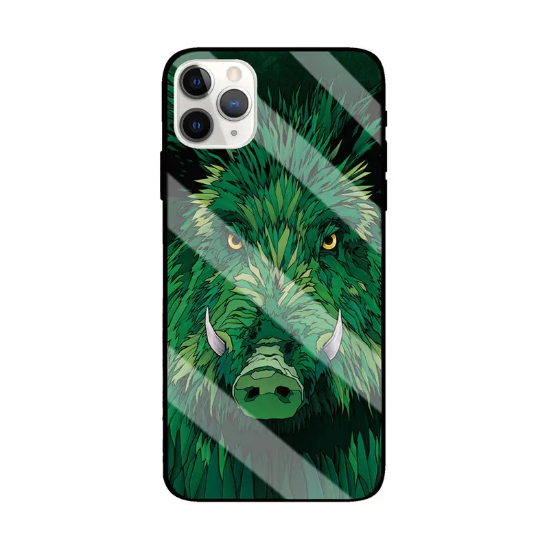 Lion Wolf Protective iPhone Case 14 Pro Max Gloss Glass 11 - Image 9