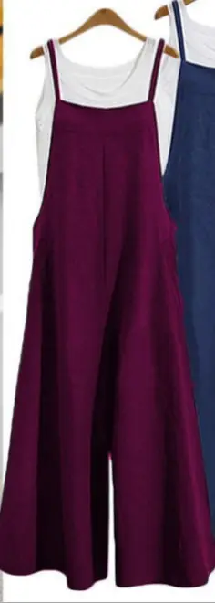 Wide Leg Pants Casual One-Piece Set for Women Black