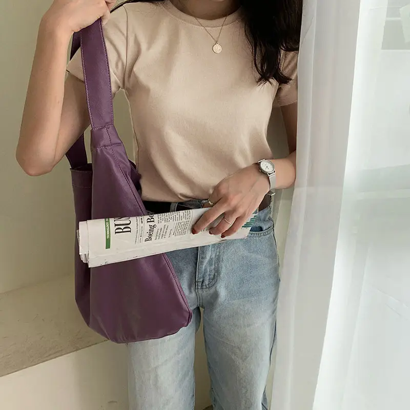 Women Summer T-shirt Short Sleeve Candy Color Round Neck — feature 6