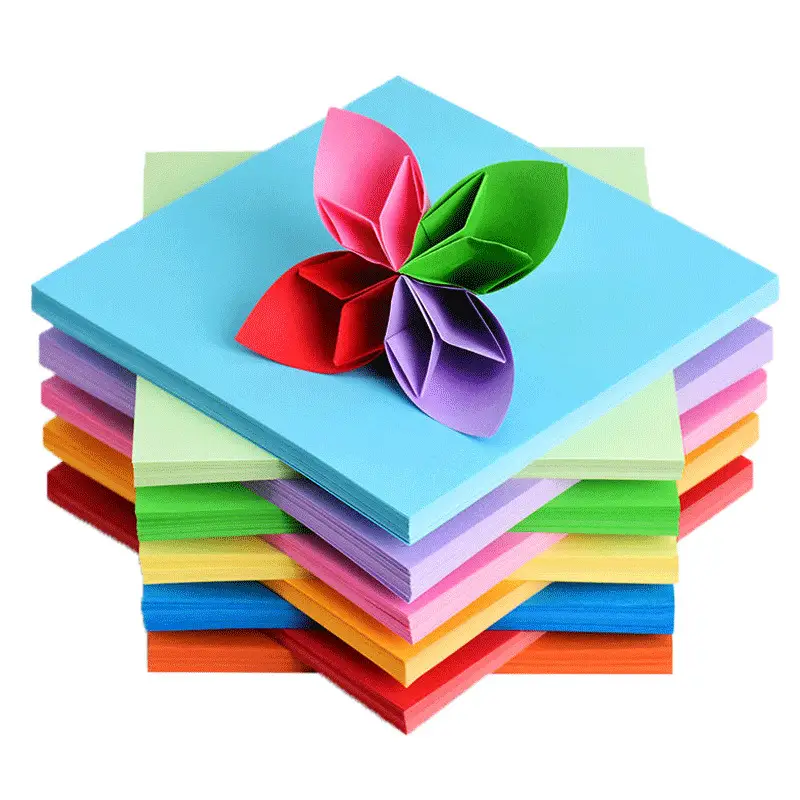 Origami Color Paper Set for Kids Cardboard Paper Cutting