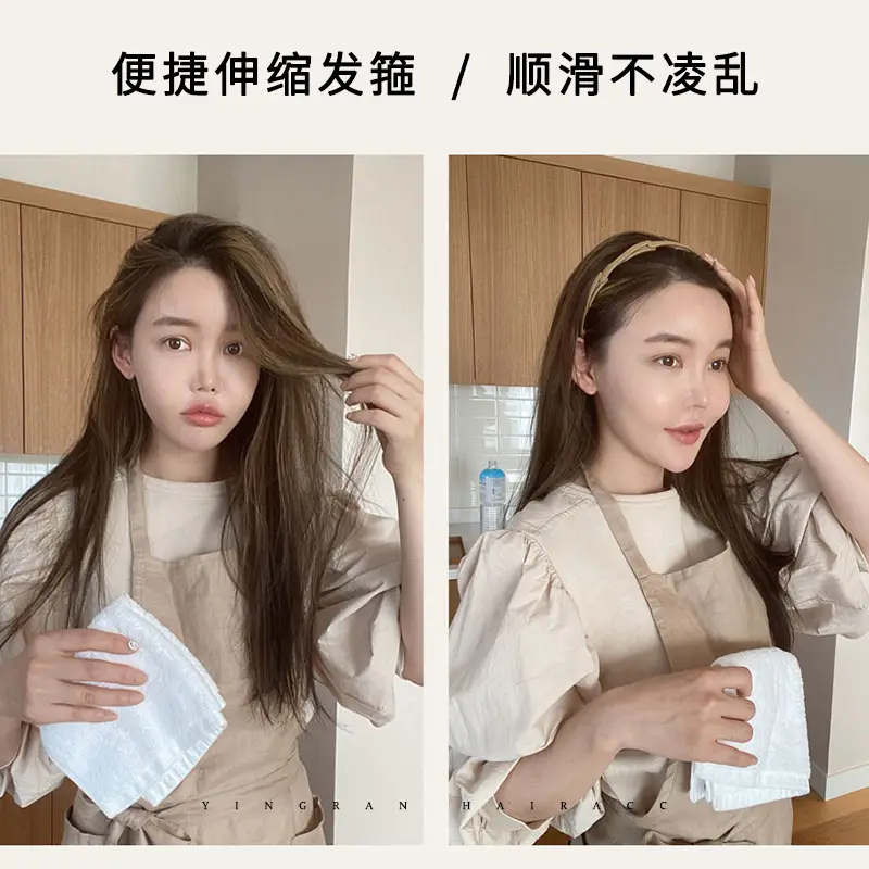 Women Retractable Hair Card Headband for Summer Outings - Image 8
