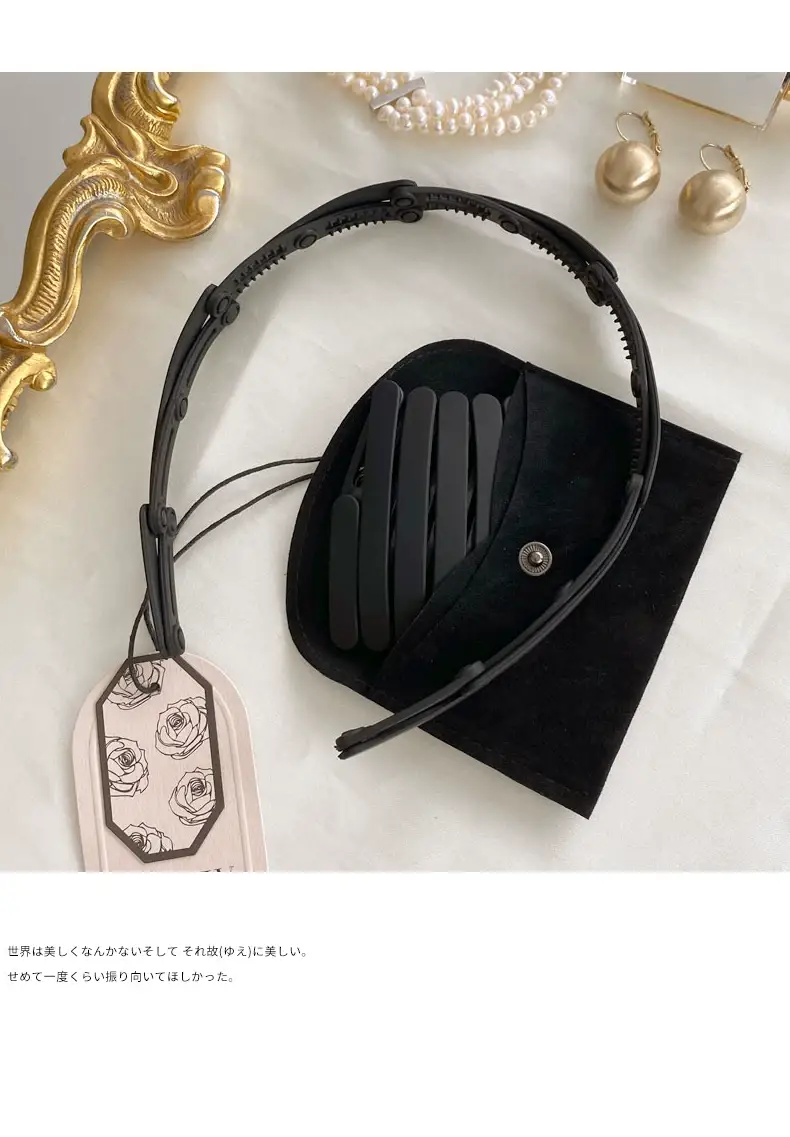 Women Retractable Hair Card Headband for Summer Outings — feature 11
