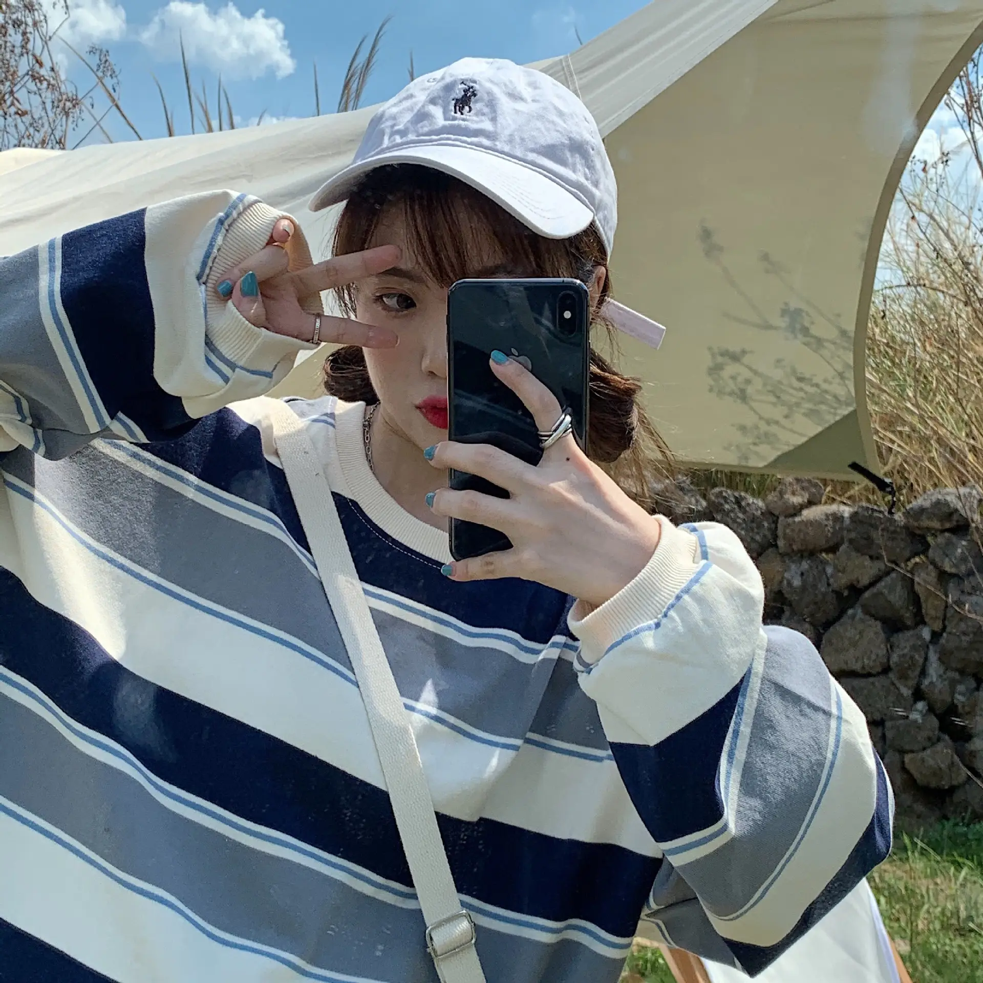 Women Striped Long Sleeve T-Shirt 2021 Spring Autumn — feature 13