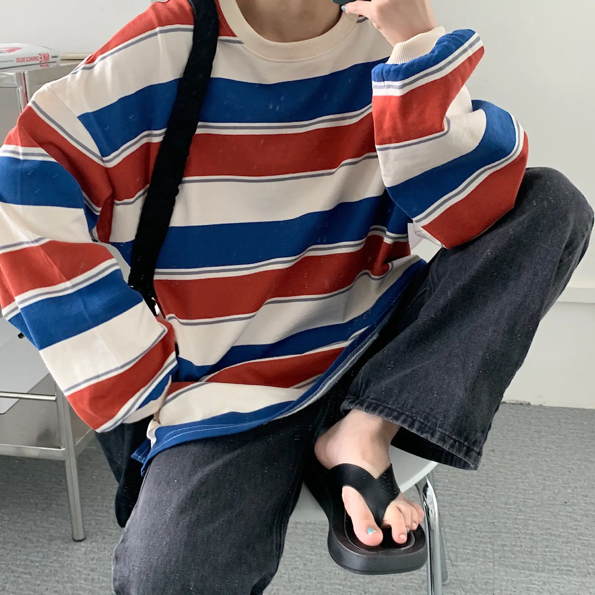 Women Striped Long Sleeve T-Shirt 2021 Spring Autumn — feature 6