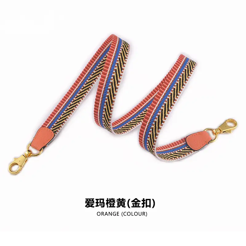 Orange Ribbon Vegetable Basket Strap 2.5CM Wide Shoulder Crossbody Lightweight - Image 8