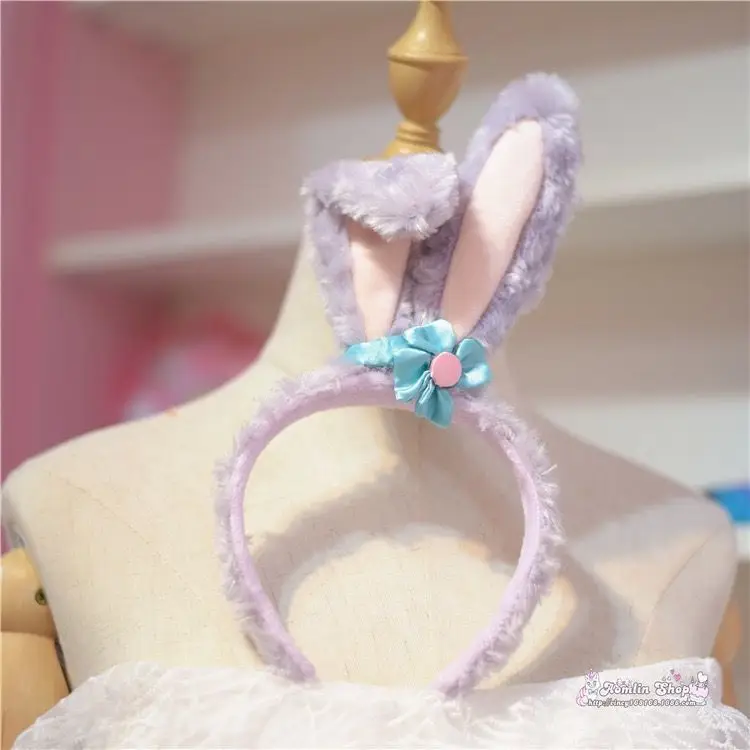 Plush Rabbit Hairband for Women Cartoon Cute Korean Ballet - Image 11