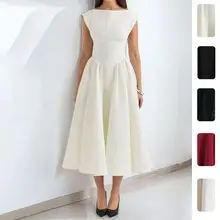 2026 Spring Printed Long Skirt Shirt for Women — feature 34