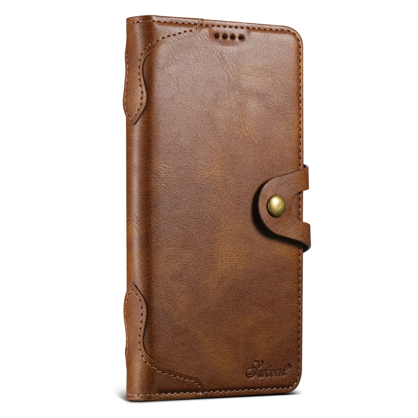 Apple iPhone 16 Pro Max Leather Wallet Case Red