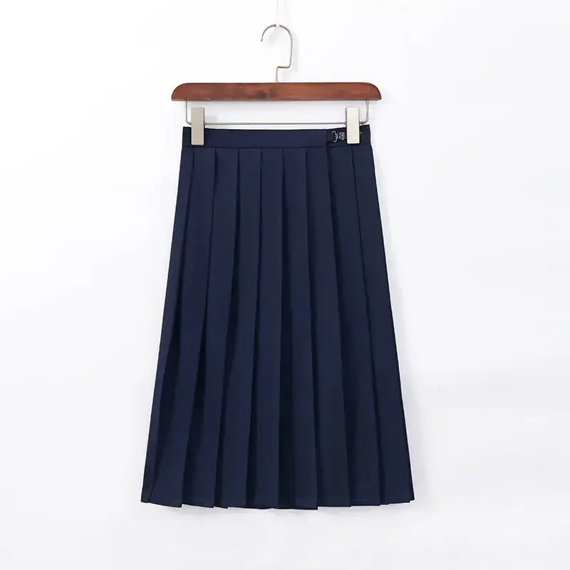 JK School Suit Blue Collar White Sailor Skirt Set - Image 8