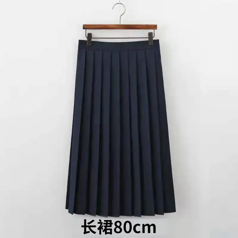 JK School Suit Blue Collar White Sailor Skirt Set - Image 10