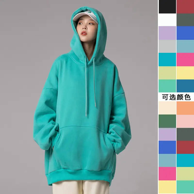 Spot 190g 54 Color Large Hooded Sweatshirt - Image 39