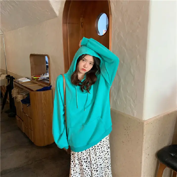 Spot 190g 54 Color Large Hooded Sweatshirt - Image 14