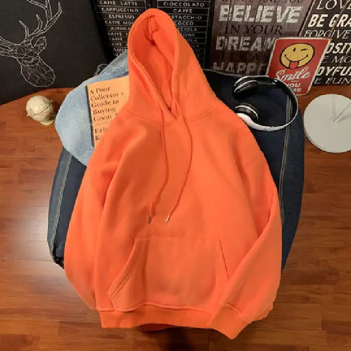 Spot 190g 54 Color Large Hooded Sweatshirt - Image 21