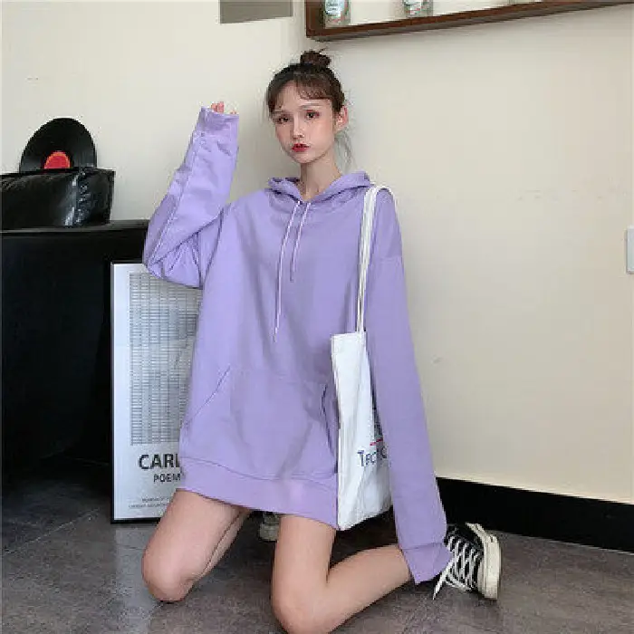 Spot 190g 54 Color Large Hooded Sweatshirt - Image 29