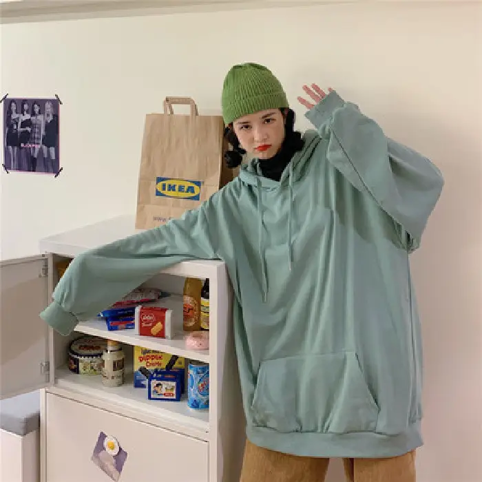Spot 190g 54 Color Large Hooded Sweatshirt - Image 9