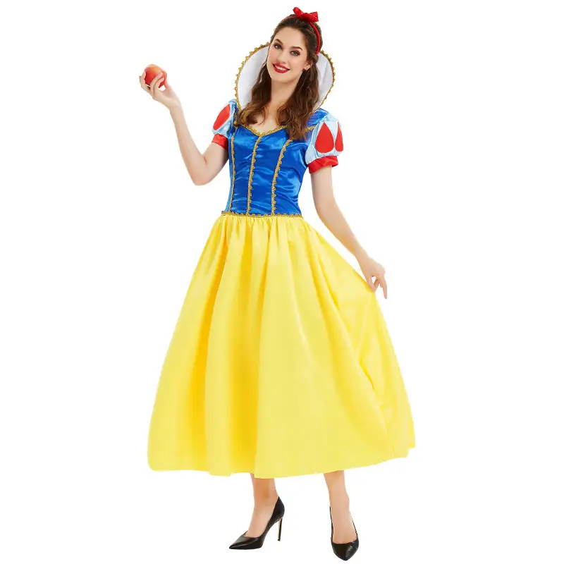 Snow White Princess Dress for Girls 128cm Size - Image 99