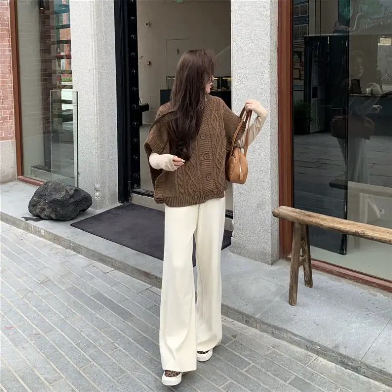 Korean Chic Sweater Set Loose Cap Sleeve Winter Wear — feature 18