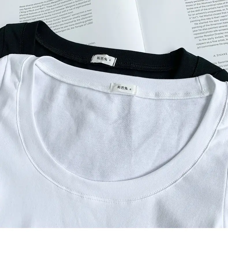 Women Cotton Slim Fit T-Shirt Light Blue Summer Dress — feature 19