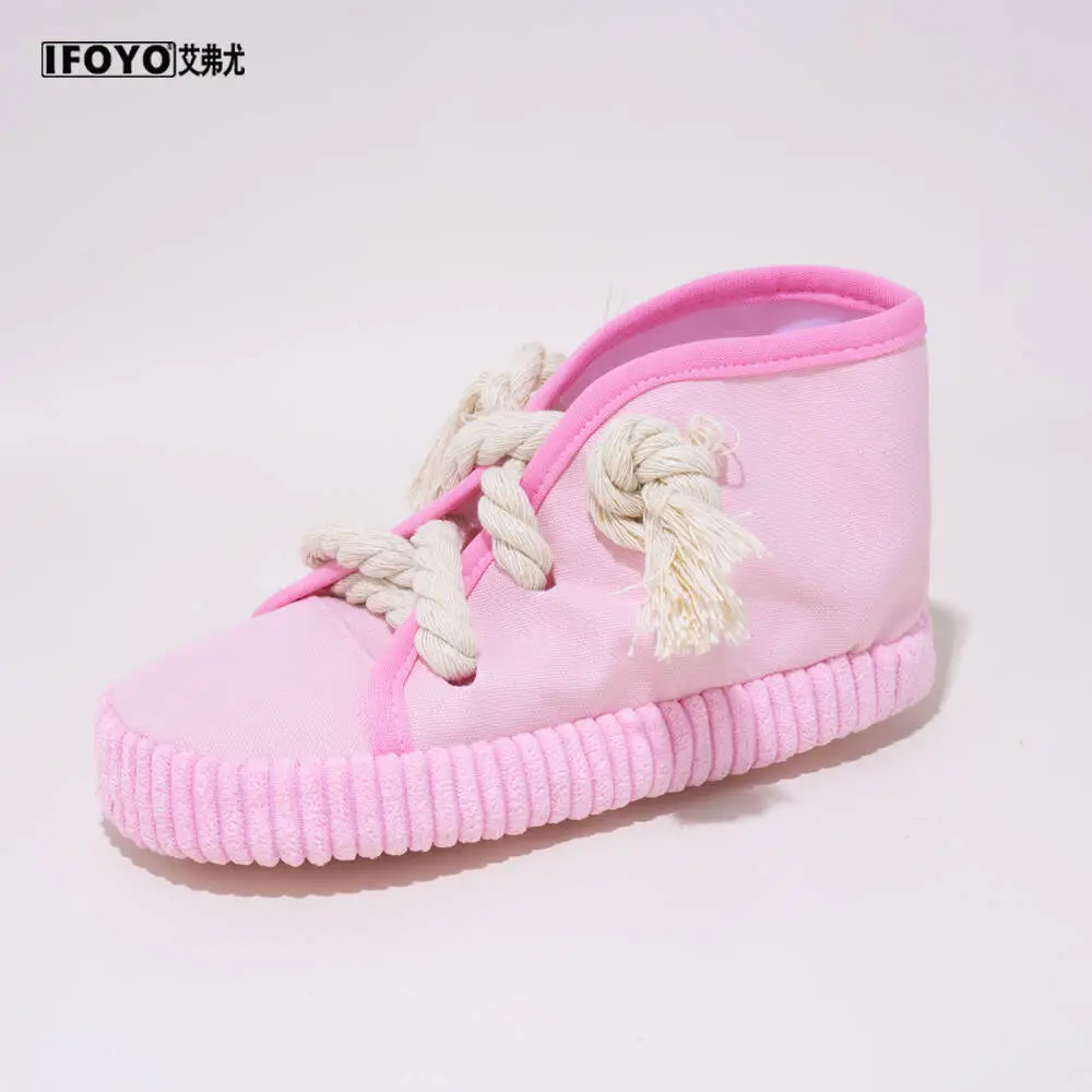 Amazon Canvas Shoes Pet Sound Toy Dog Teething and Teeth Cleaning Boredom Relief Supplies for Large Dogs Durable Chew Toys