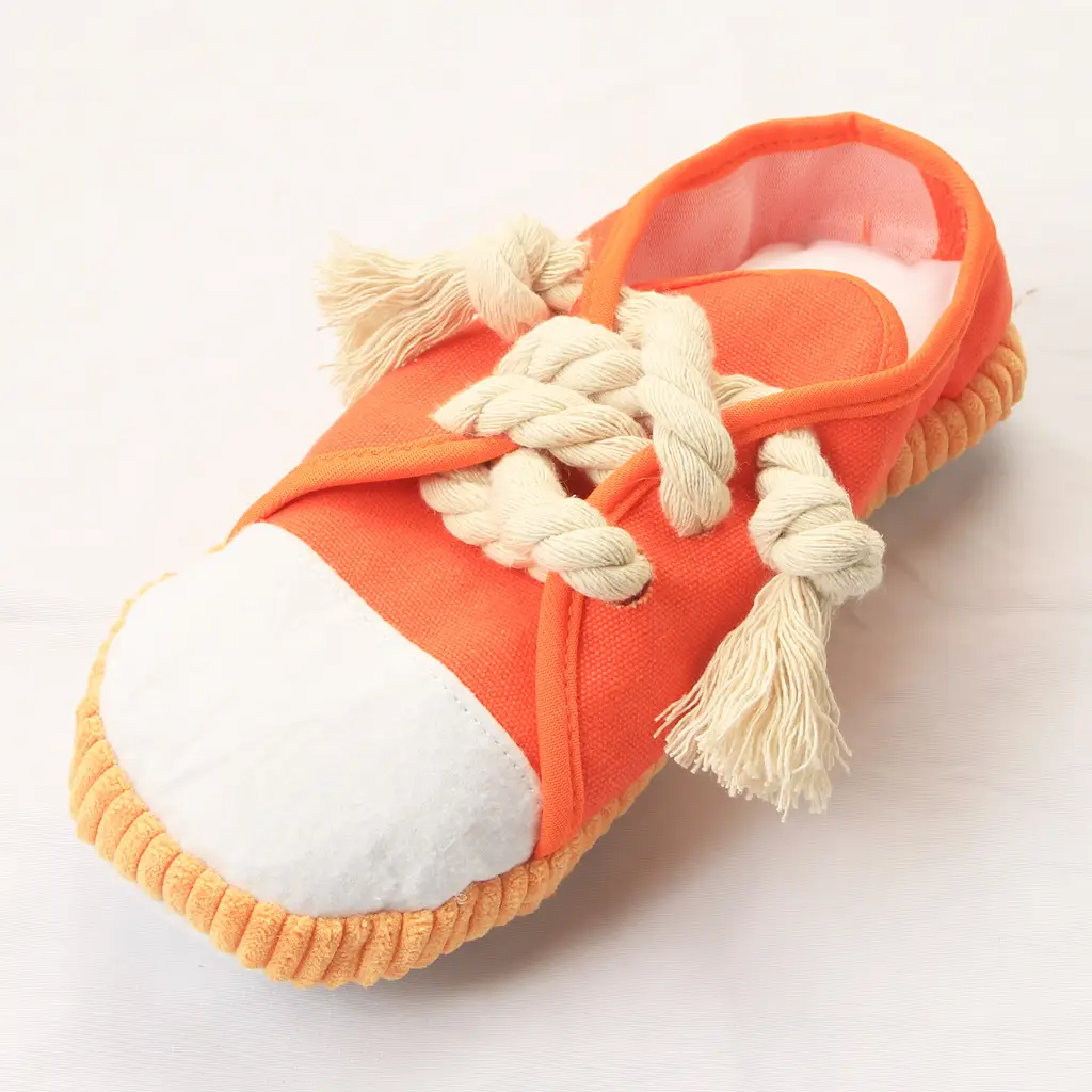 Amazon Canvas Shoes Pet Sound Toy Dog Teething and Teeth Cleaning Boredom Relief Supplies for Large Dogs Durable Chew Toys