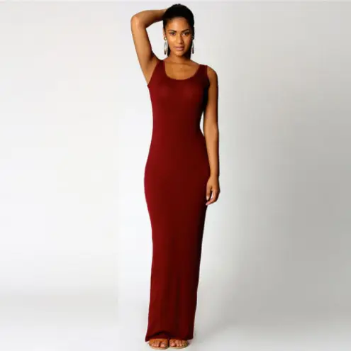 Women's Slim Fit Pink Long Sleeve Vest Dress - Image 4