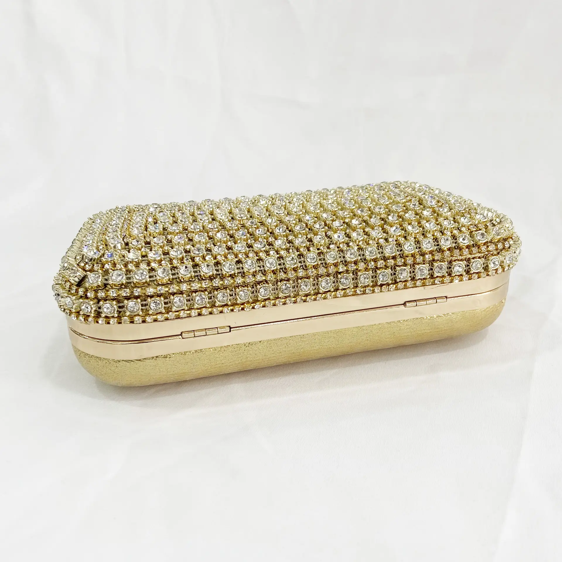 Gold Diamond Handbag for Women Banquet Party