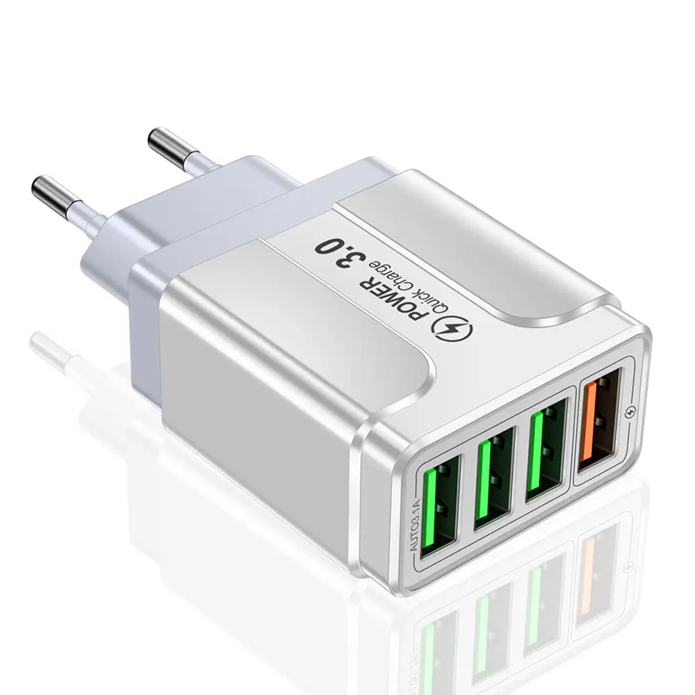 Four-Port Fast Charging Phone Charger European Standard - Image 4