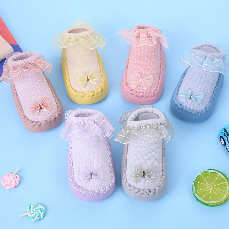 Pink Lace Baby Socks for Girls 2024 Spring - Image 8