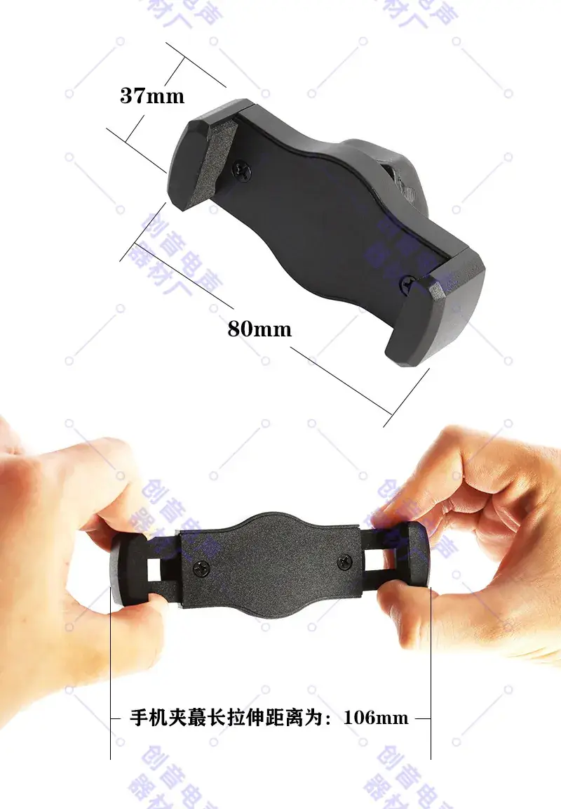 Foldable Metal Tripod with Microphone Stand — feature 10