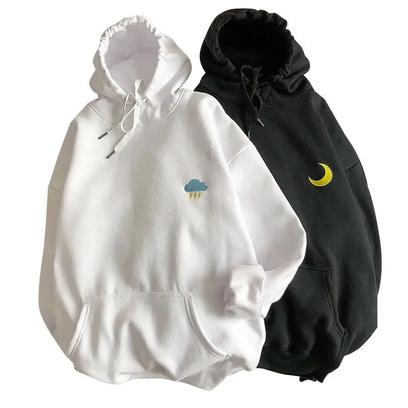 Women Printed Hoodie Set Black Yellow Large - Image 10