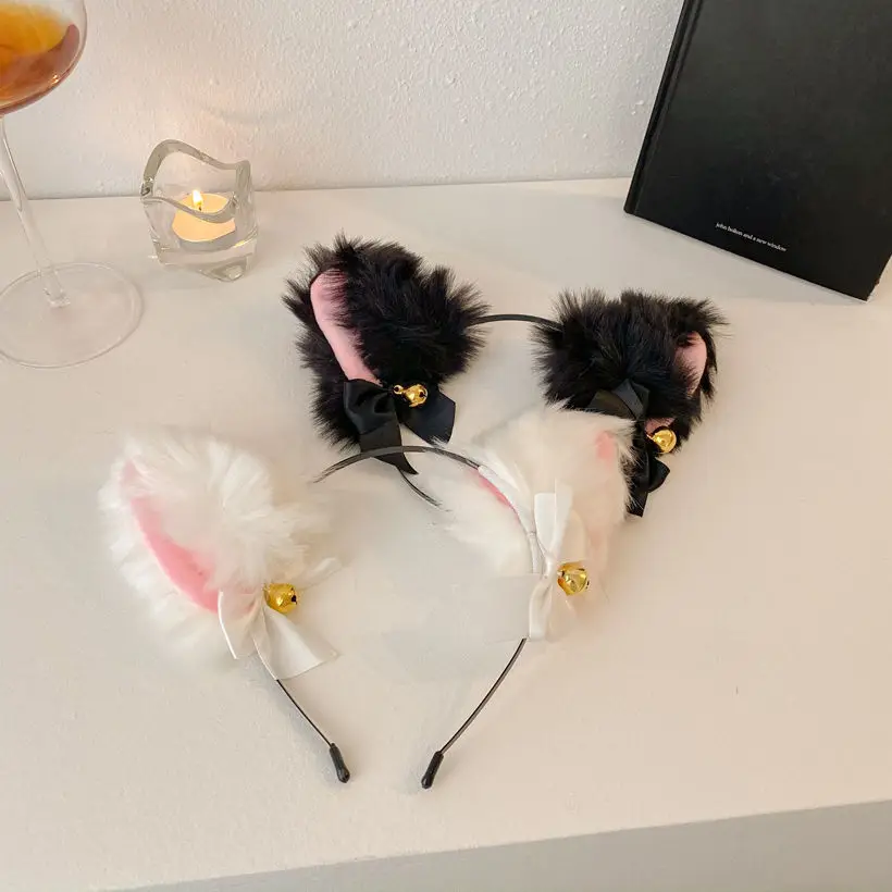 Cat Ear Bell Plush Hairband 2023 New Style - Image 28