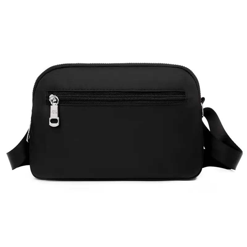 Women's Blue Crossbody Bag with Metal Clasp - Image 5
