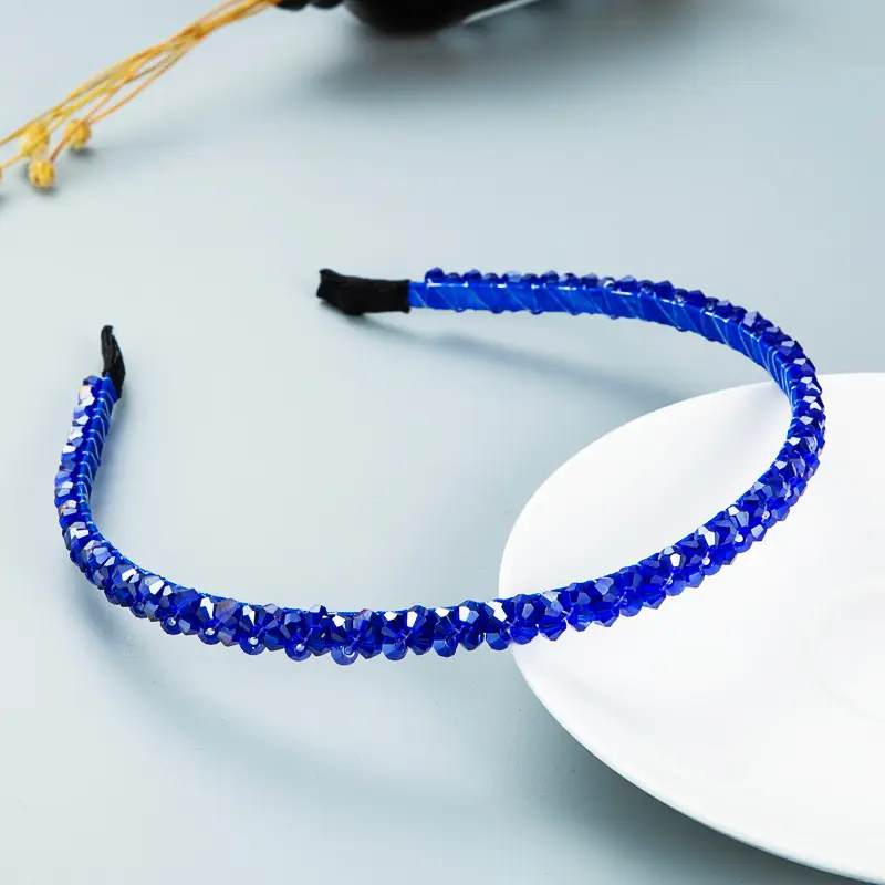 Elegant Crystal Pressure Head Buckle Hair Band for Women - Image 5