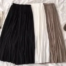 Faux Linen Long Dress Artistic Flared Loose Sleeve — feature 3