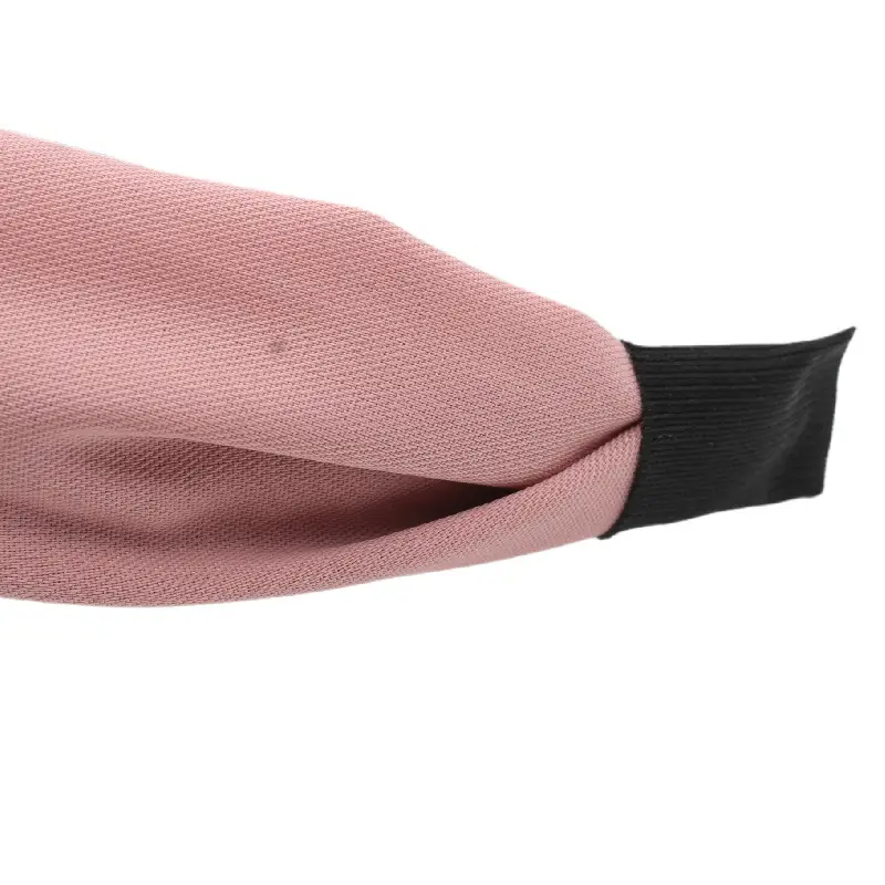 Korean New Hair Hoop Out Cross Knot Solid Color Wide-brimmed Headband — feature 10