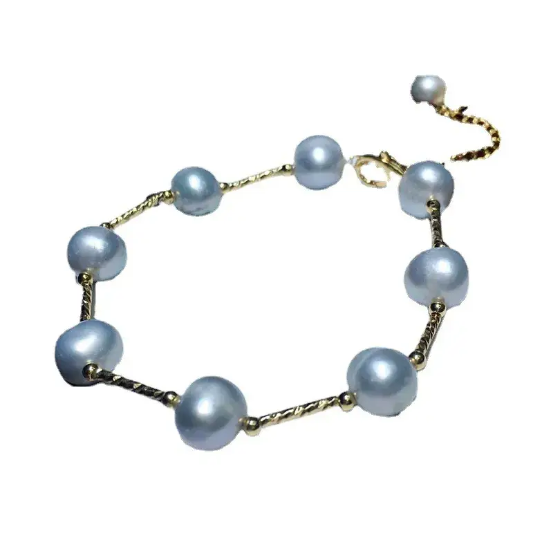 36FW Granny Pearl Bracelet 8-9mm Korean Style - Image 6