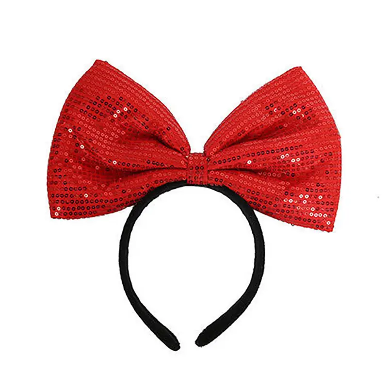 Red Sequin Bow
