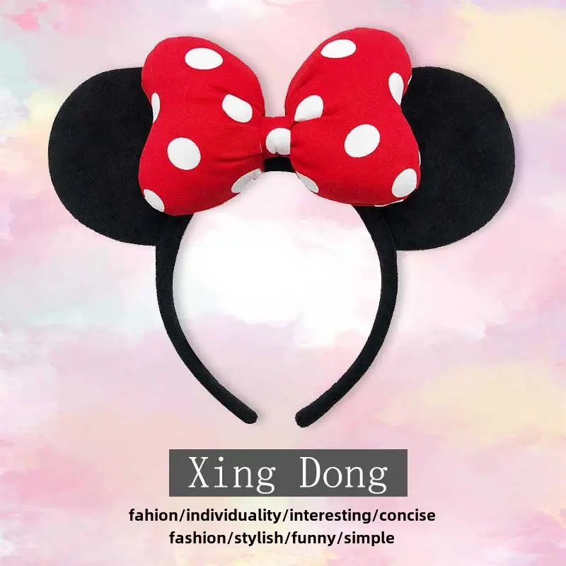 Paradise Princess Bow Headband Pink Yellow - Image 2