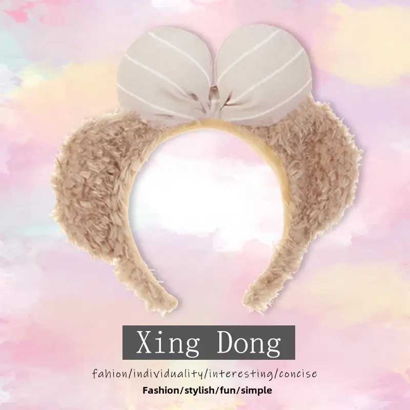 Paradise Princess Bow Headband Pink Yellow - Image 41