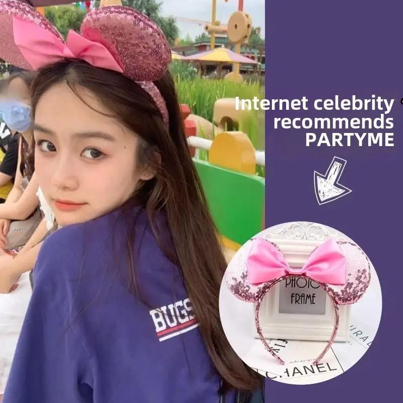 Paradise Princess Bow Headband Pink Yellow - Image 9