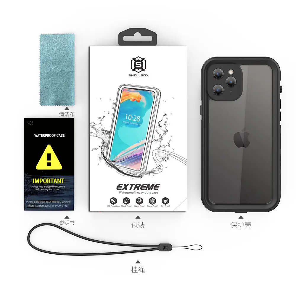 iPhone 12 Pro Max Waterproof Transparent Shell - Image 5