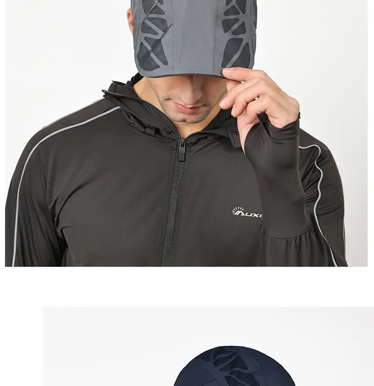 Men Black Mesh Sun Cap Adjustable Strap Lightweight — feature 13