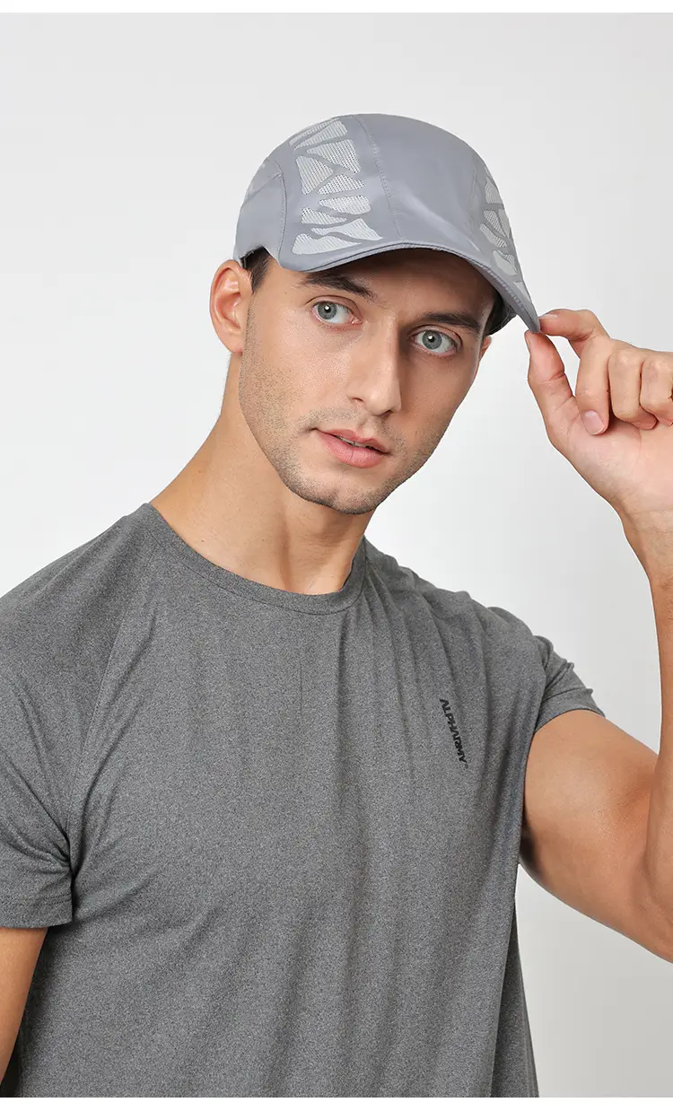 Men Black Mesh Sun Cap Adjustable Strap Lightweight — feature 16