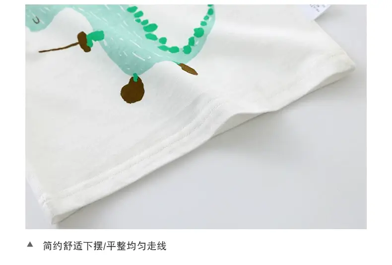 Baby Cotton T-Shirt White Cartoon One Year Old — feature 12