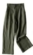 Women White Wide Leg Pants Summer Linen High Waist - Image 7
